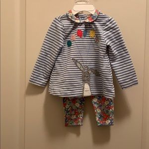 Baby Boden look bunny with balloons! Sz 6-12 mo